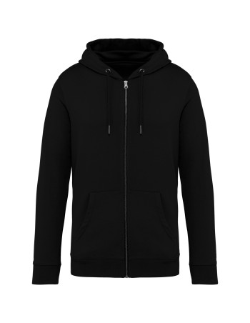 Sudadera ecorresponsable con cremallera y capucha unisex 2