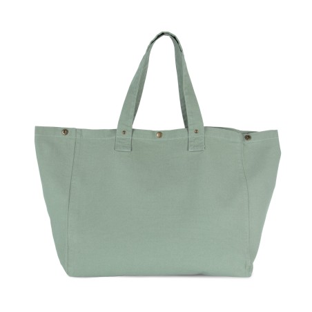 Faded cotton shopping bag