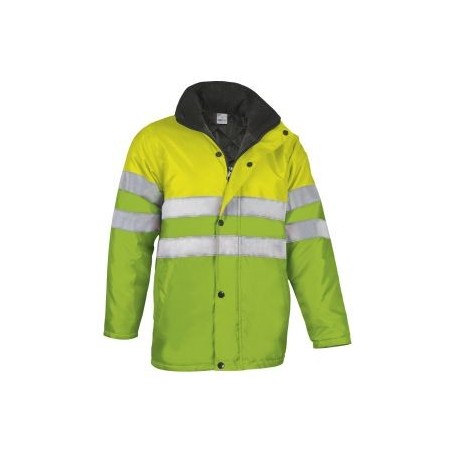PARKA DE TRABAJO REFLECTANTE ALTA VISIBILIDAD