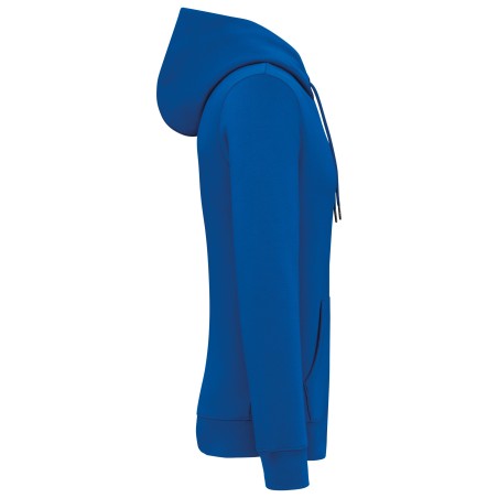 Eco-friendly unisex full zip hooded sweatshirt