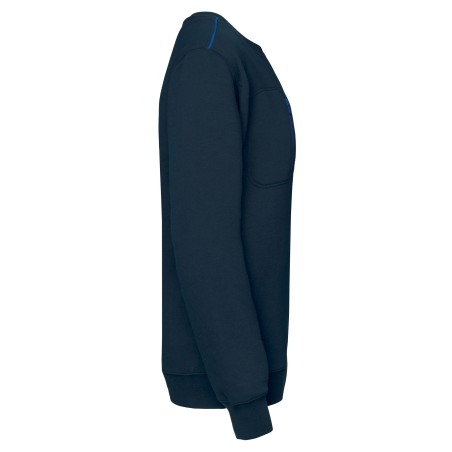 Unisex Day To Day contrasting zip pocket sweatshirt