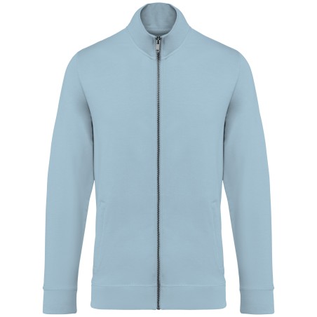 Eco-friendly men\\\'s modal full zipped sweatshirt