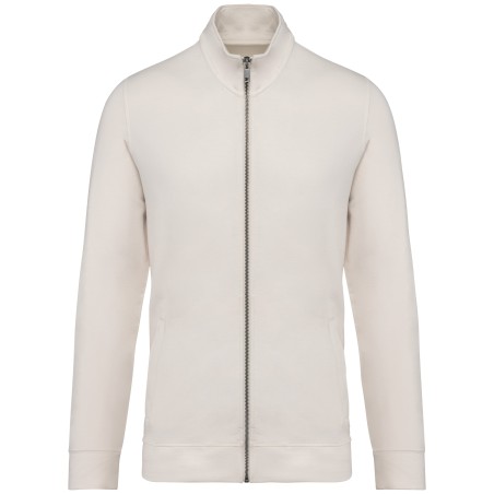 Eco-friendly men\\\'s modal full zipped sweatshirt