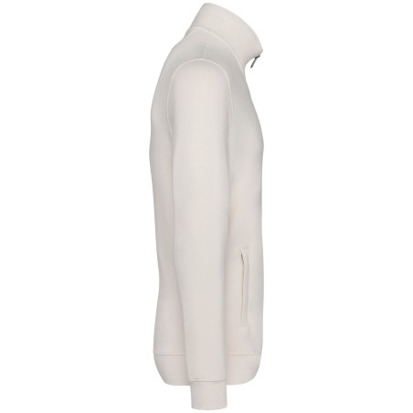Eco-friendly men\\\'s modal full zipped sweatshirt