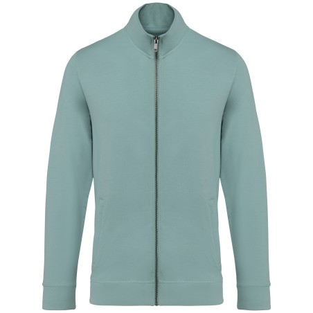 Eco-friendly men\\\'s modal full zipped sweatshirt