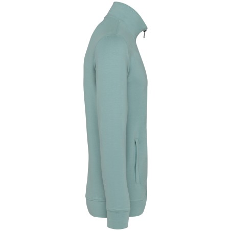 Eco-friendly men\\\'s modal full zipped sweatshirt