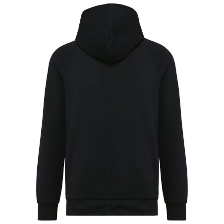 Chaqueta con cremallera y capucha hombre
