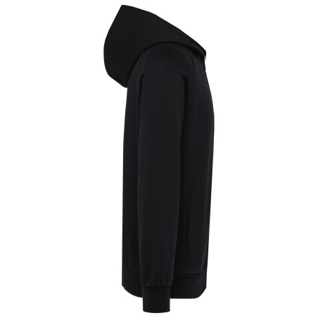 Chaqueta con cremallera y capucha hombre