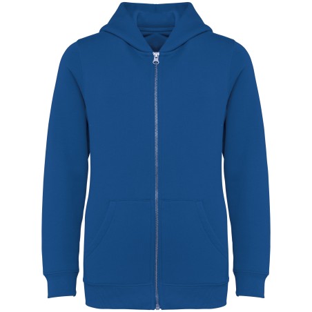 Eco-friendly kids’ full zip hooded sweatshirt