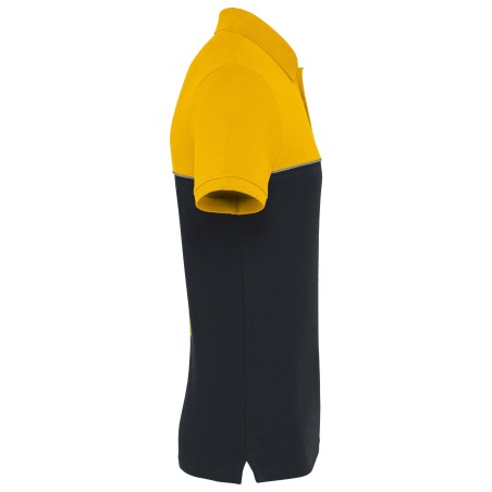 Polo bicolor ecorresponsable manga corta - Unisex