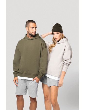 Unisex oversized fleece hoodie