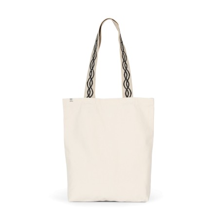 Bolsa shopper reciclada con fondo plano