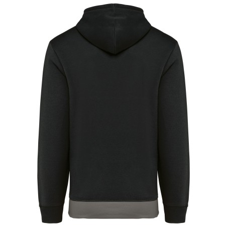 Sudadera tricolor con capucha unisex