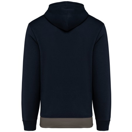 Sudadera tricolor con capucha unisex
