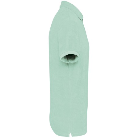 Eco-friendly men\\\'s Terry Towel polo shirt