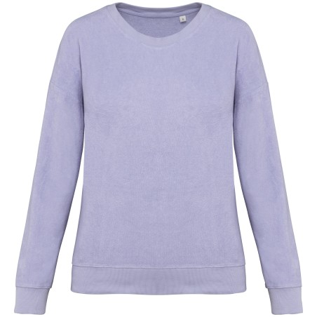 Eco-friendly ladies’ Terry Towel sweatshirt