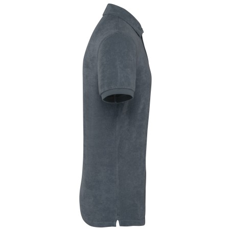 Eco-friendly men\\\'s Terry Towel polo shirt