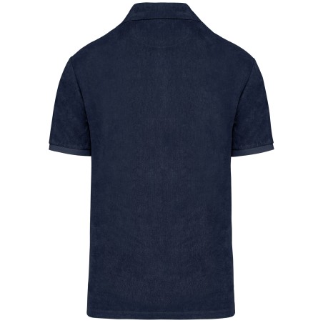 Eco-friendly men\\\'s Terry Towel polo shirt