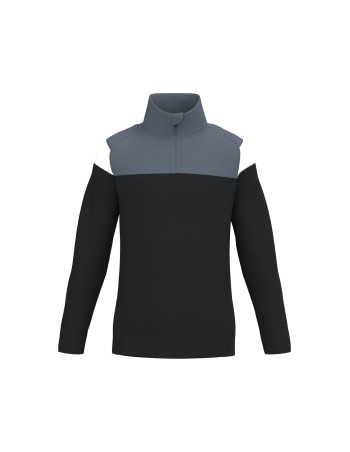 Kids zipped neck training top 2