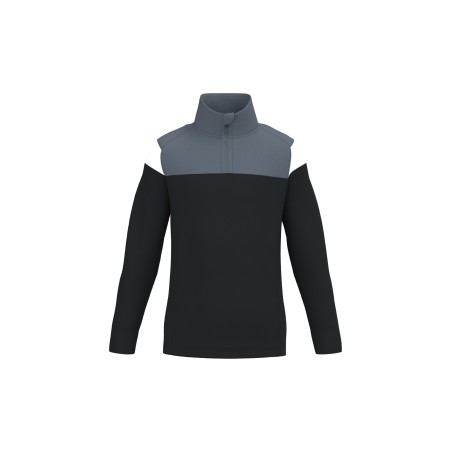 Kids zipped neck training top