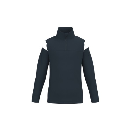 Kids zipped neck training top