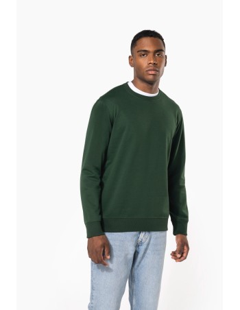 Sudadera cuello redondo reciclada unisex