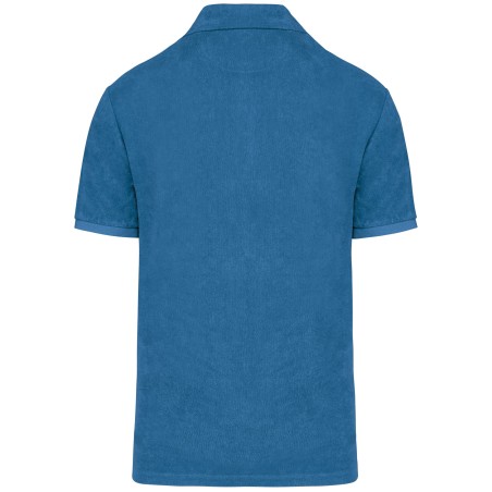 Eco-friendly men\\\'s Terry Towel polo shirt