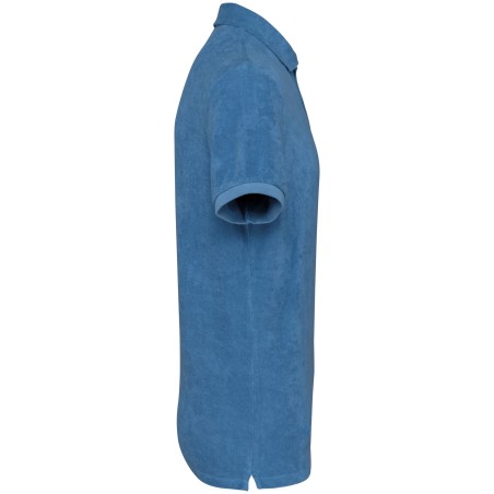 Eco-friendly men\\\'s Terry Towel polo shirt