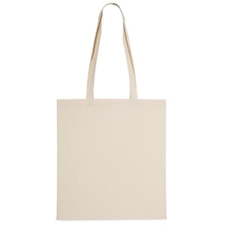 Recycled Polyester tote bag natural cotton feeling