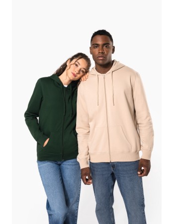 Unisex full zip hoodie
