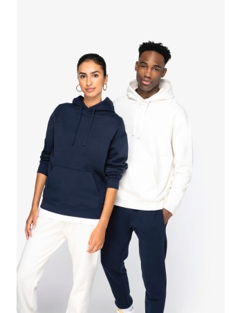 Eco-friendly unisex brushed fleece dropped shoulders...