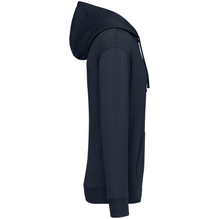 Sudadera ecorresponsable con capucha y hombros caídos felpa perchada unisex