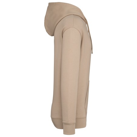Sudadera ecorresponsable con capucha y hombros caídos felpa perchada unisex
