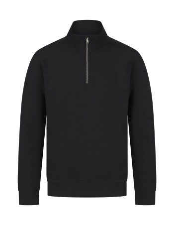 Unisex zipped neck sweatshirt 2