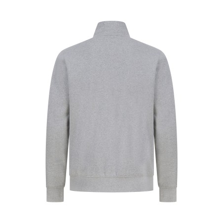 Unisex zipped neck sweatshirt