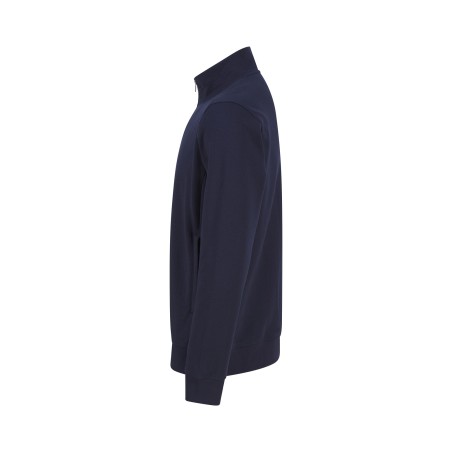 Unisex zipped neck sweatshirt