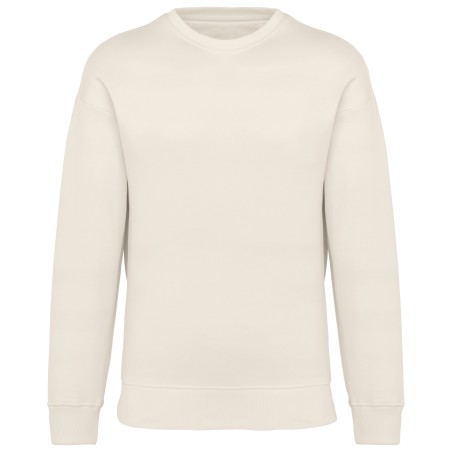 Sudadera cuello redondo oversize unisex