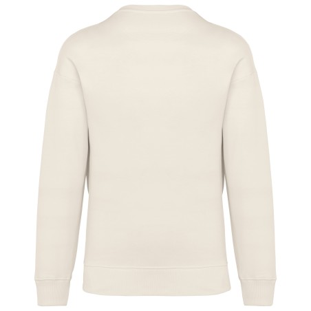 Sudadera cuello redondo oversize unisex