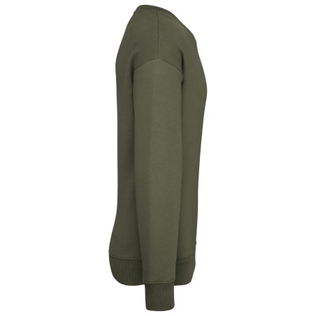 Sudadera cuello redondo oversize unisex
