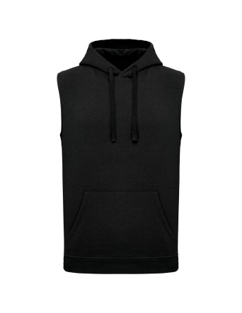 Sudadera con capucha sin mangas unisex 2