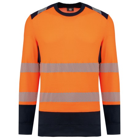Recycled safety sweatshirt round neck