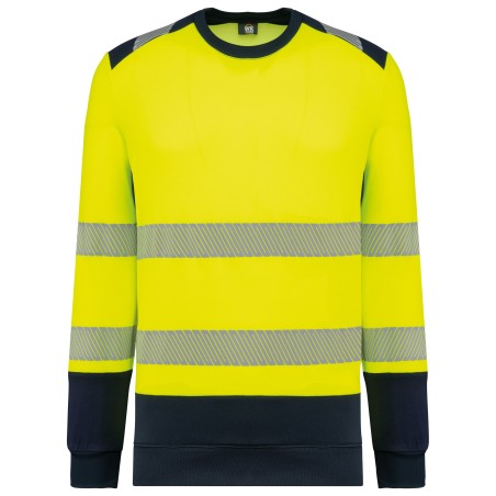 Sudadera de seguridad reciclada cuello redondo unisex