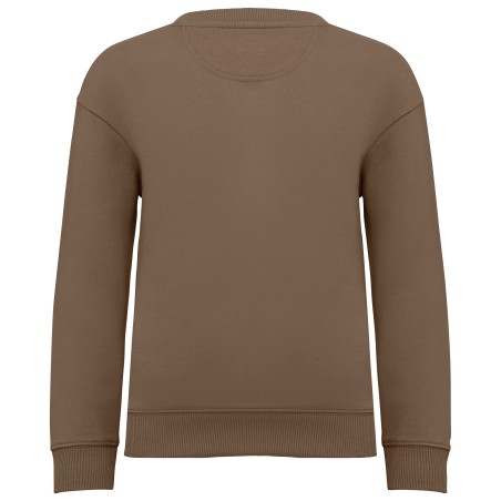 Eco-friendly kids\\\' oversize round neck sweatshirt