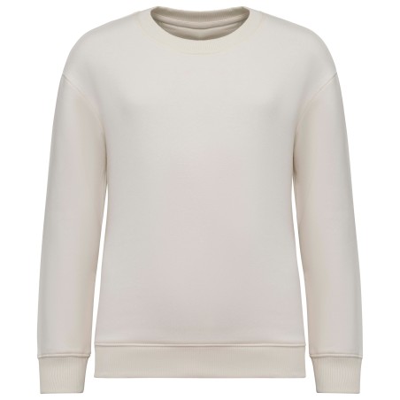 Eco-friendly kids\\\' oversize round neck sweatshirt