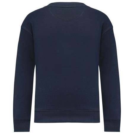 Eco-friendly kids\\\' oversize round neck sweatshirt