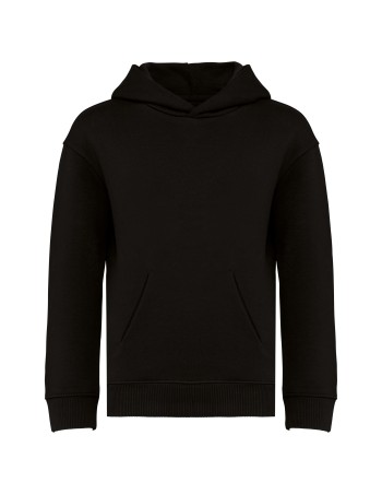 Eco-friendly kids\\\' oversize hooded sweatshirt 2