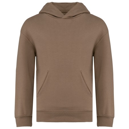 Eco-friendly kids\\\' oversize hooded sweatshirt