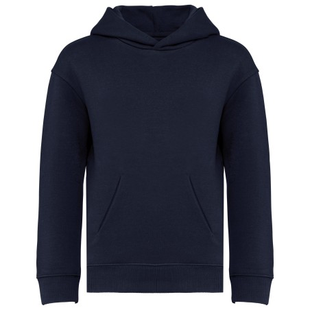 Eco-friendly kids\\\' oversize hooded sweatshirt
