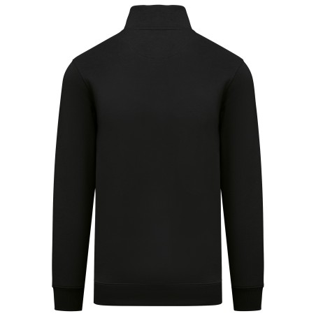 Men’s eco-friendly zip high neck sweatshirt