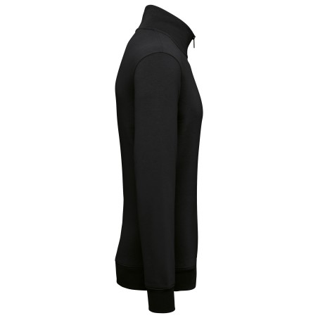 Men’s eco-friendly zip high neck sweatshirt